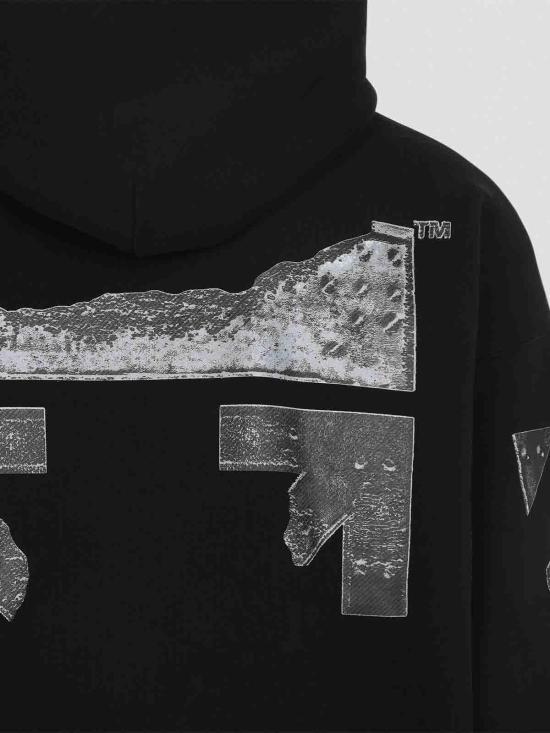 26SS 오프화이트 후드 티셔츠 44MBB085S26F001001 White - OFF WHITE