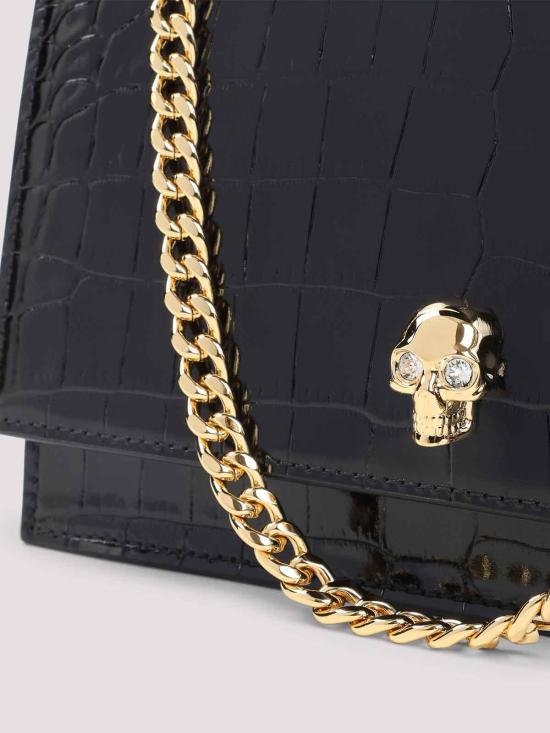 26SS 알렉산더 맥퀸 크로스백 8552911HB0G1001 Black - ALEXANDER MCQUEEN