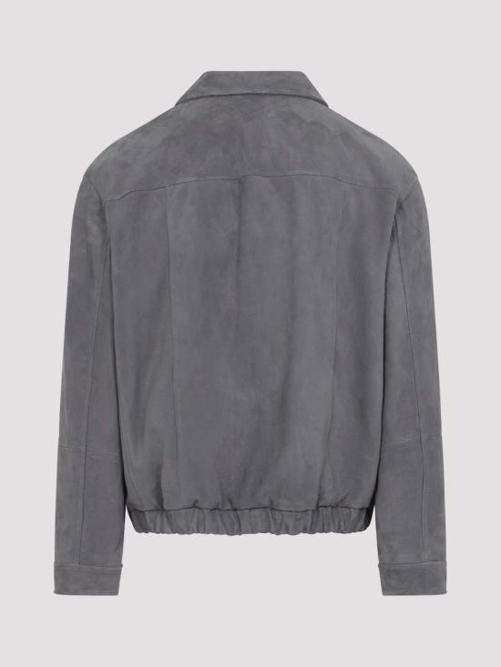 26SS 브루넬로 쿠치넬리 컨트리 스웨이드 블루종 MPCAO2071CYH75 Grey - BRUNELLO CUCINELLI