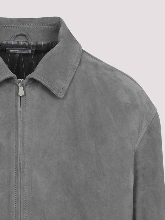 26SS 브루넬로 쿠치넬리 컨트리 스웨이드 블루종 MPCAO2071CYH75 Grey - BRUNELLO CUCINELLI