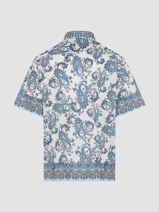26SS 에트로 반팔 셔츠 MRIC001199SP5G7X0880 Light Blue - ETRO