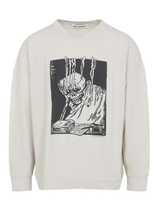 26SS 아워레가시 긴팔 티셔츠 M2266SAANGRY White