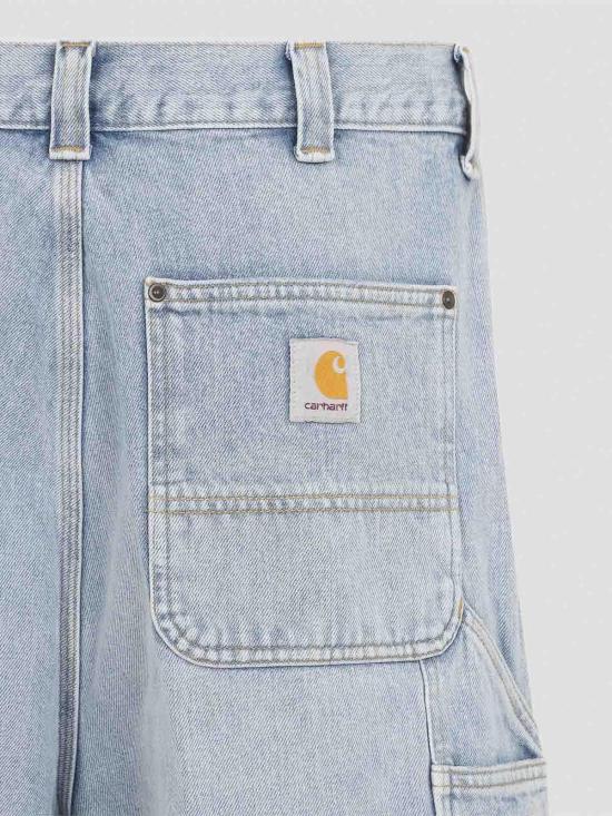 26SS 칼하트 데님 숏팬츠 I03659001WU03 Blue - CARHARTT