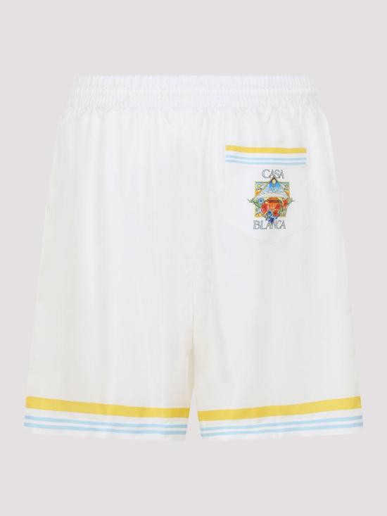 26SS 카사블랑카 숏팬츠 MSS26TR39909 White - CASABLANCA