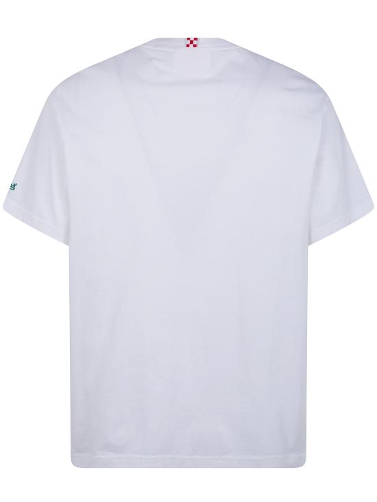 26SS 세인트바쓰 반팔 티셔츠 POT0001 04440L 01N WHITE EMBROIDERED - MC2 SAINT BARTH