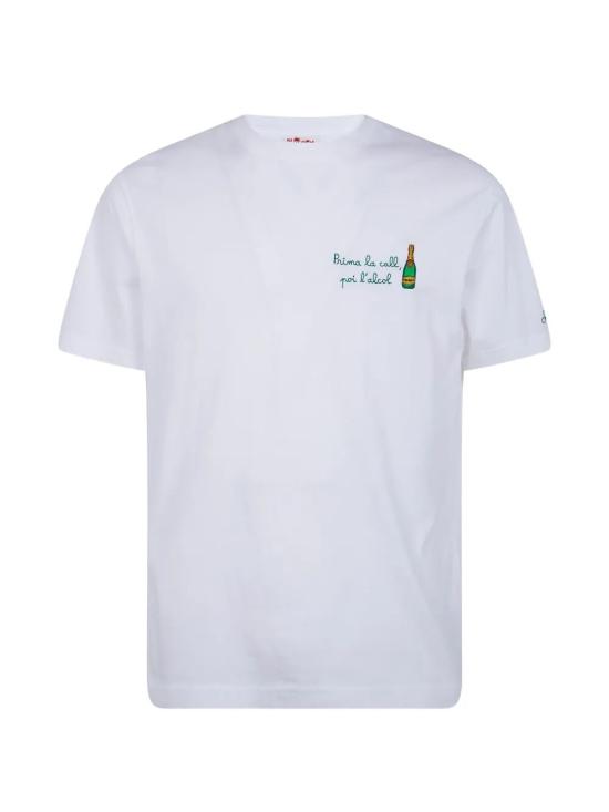 26SS 세인트바쓰 반팔 티셔츠 POT0001 04440L 01N WHITE EMBROIDERED - MC2 SAINT BARTH