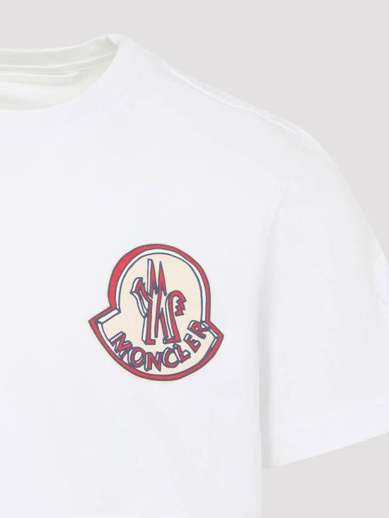 26SS 몽클레어 반팔 티셔츠 L10918C0003489B8U00A White - MONCLER