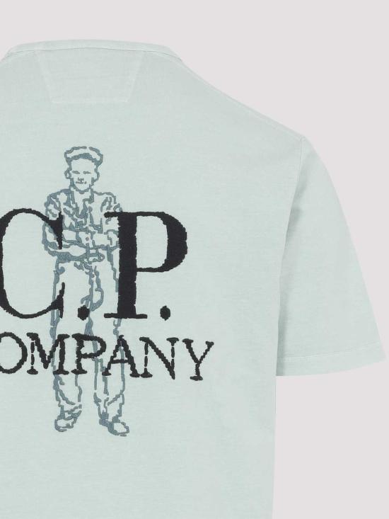 26SS 씨피 컴퍼니 반팔 티셔츠 20CMTS215A006057O804 Blue - C.P. COMPANY