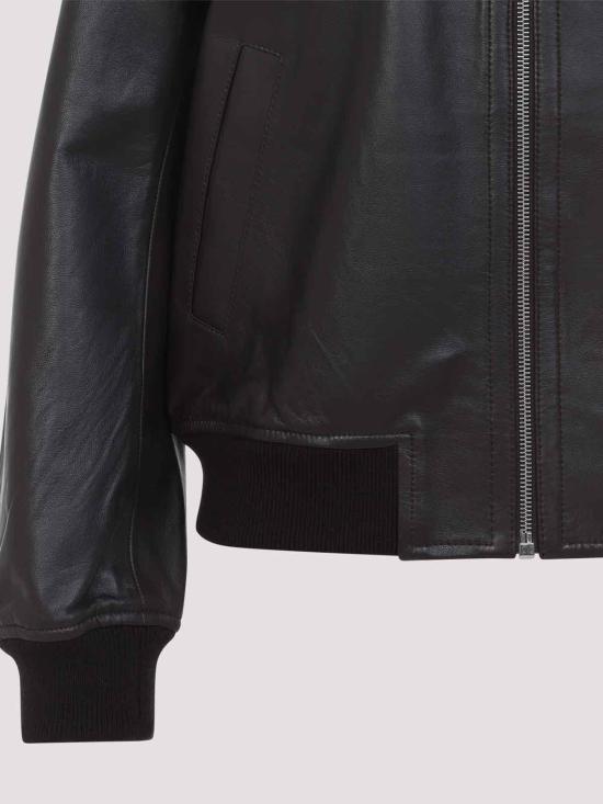 26SS 이브살로몬 가죽 자켓 26E25EYV20155APXXA2009 Brown - YVES SALOMON