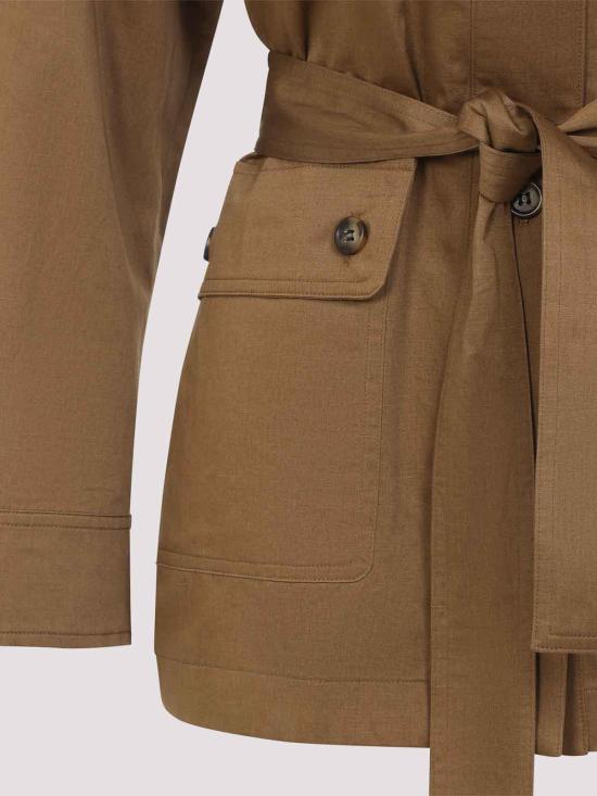 26SS 이브살로몬 블라우스 26E26EYH04377TSCLA2282 Brown - YVES SALOMON