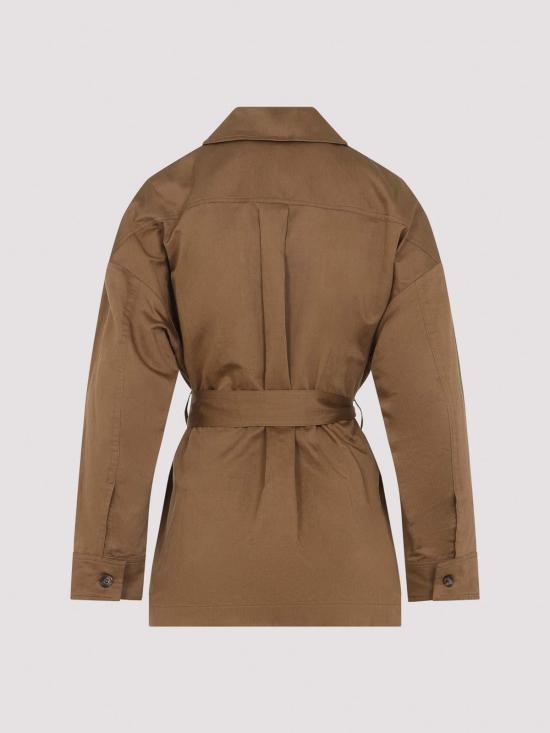 26SS 이브살로몬 블라우스 26E26EYH04377TSCLA2282 Brown - YVES SALOMON