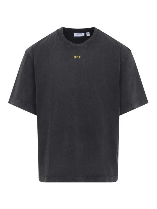 25FW 오프화이트 반팔 티셔츠 OMAA120S26JER00B0001 Black