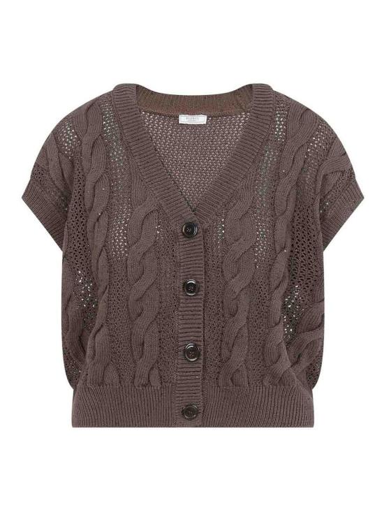 26SS 페세리코 반팔 티셔츠 A99078F0709110151 Brown