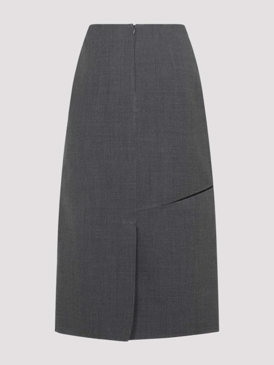 26SS 질샌더 미디 스커트 J03MA0305J40327023 Grey - JIL SANDER