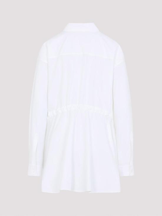 26SS 발렌시아가 미디 원피스 852450TRM289000 White - BALENCIAGA
