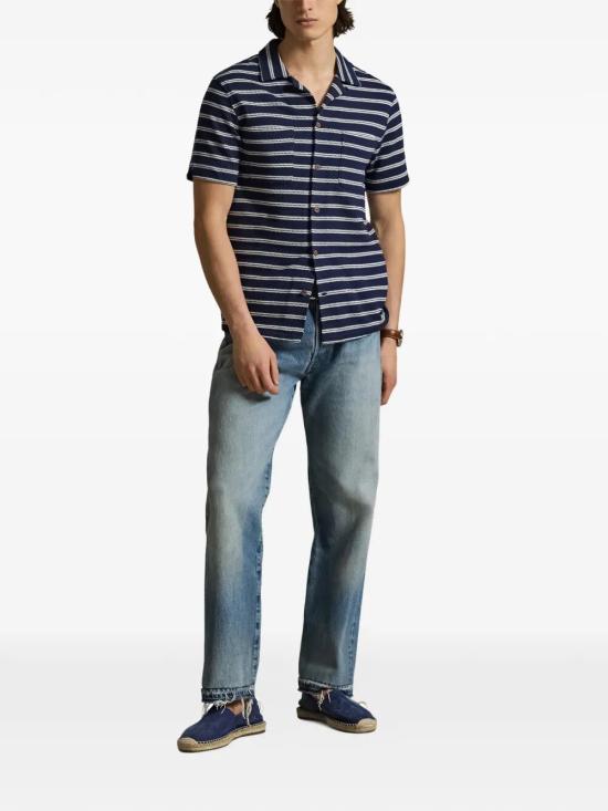 26SS 폴로 랄프로렌 반팔 셔츠 710 A13 005 002 NEWPORT NAVY PALE CREAM - POLO RALPH LAUREN