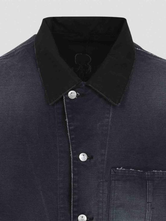 26SS 마스터마인드 데님 자켓 MW26SE1BL003006BLACK Black - MASTERMIND