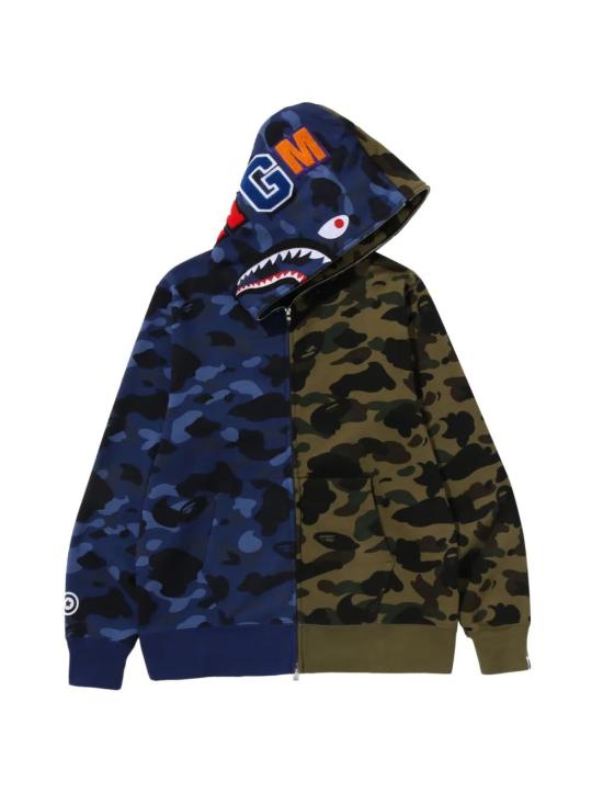 26SS 베이프 후드 티셔츠 001ZPM301005M 102082426 NAVY - BAPE