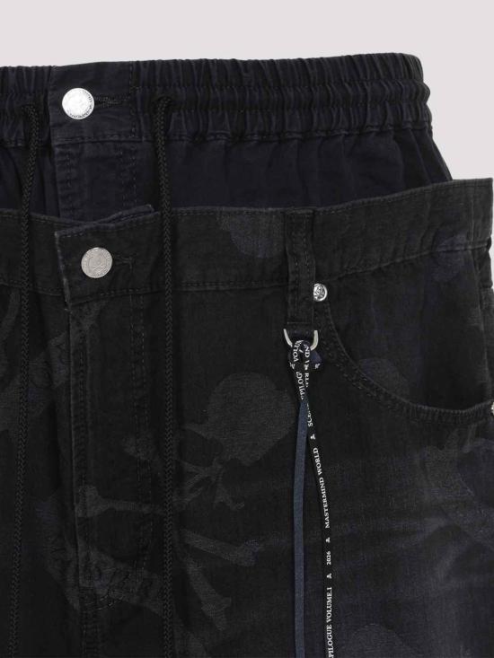 26SS 마스터마인드 데님 팬츠 MW26SE1PA006002BLACK Black - MASTERMIND