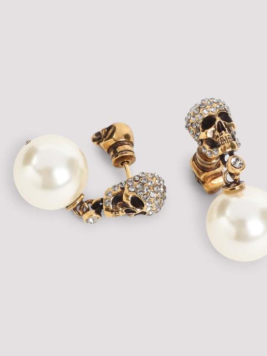 26SS 알렉산더 맥퀸 이어링 855396I170A2375 Gold - ALEXANDER MCQUEEN