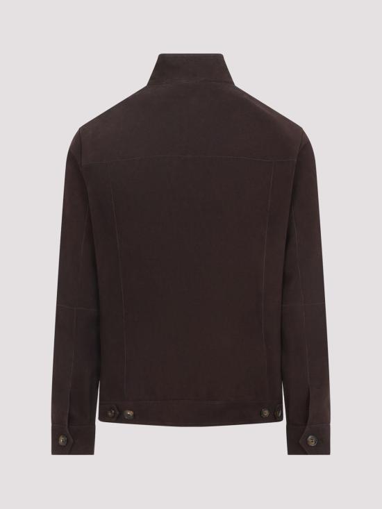 26SS 카날리 가죽 자켓 O70483LE00281502 Brown - CANALI