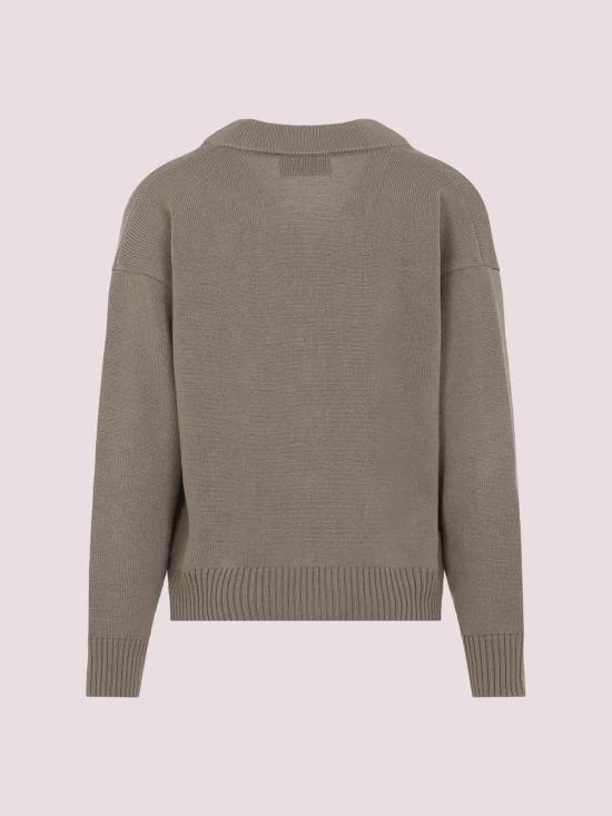 26SS 아미 울 드 하트 가디건 UKC380KN0156A117 Beige - AMI