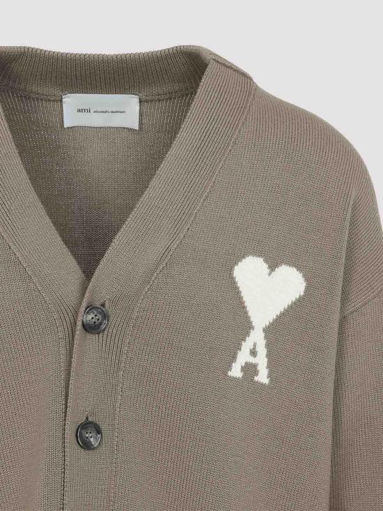 26SS 아미 울 드 하트 가디건 UKC380KN0156A117 Beige - AMI