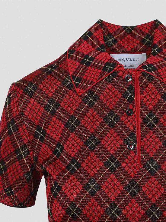 26SS 알렉산더 맥퀸 폴로 티셔츠 858329Q1BGE6130 Black - ALEXANDER MCQUEEN