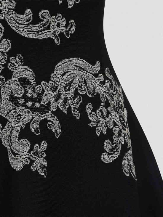 26SS 알렉산더 맥퀸 숏 원피스 852787Q1BFU1062 Black - ALEXANDER MCQUEEN