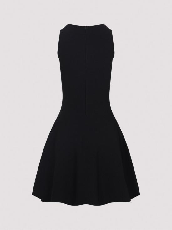 26SS 알렉산더 맥퀸 숏 원피스 852787Q1BFU1062 Black - ALEXANDER MCQUEEN