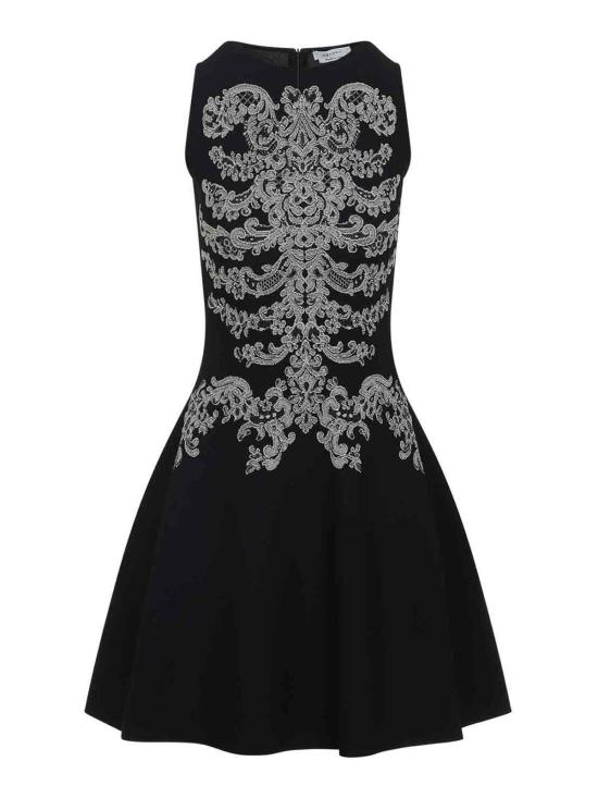 26SS 알렉산더 맥퀸 숏 원피스 852787Q1BFU1062 Black