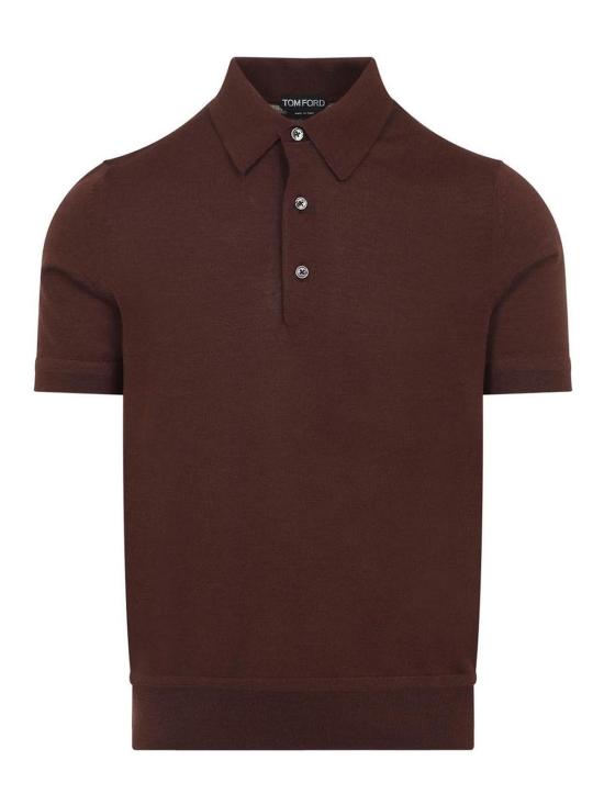 26SS 톰포드 폴로 티셔츠 KPS039YMK073ECN Brown