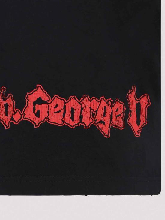 26SS 발렌시아가 반팔 티셔츠 850990TUVD51000 Black - BALENCIAGA