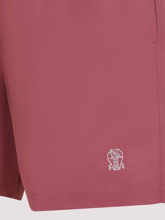 26SS 브루넬로 쿠치넬리 로고 스윔 팬츠 MW817043CHL52 Red - BRUNELLO CUCINELLI