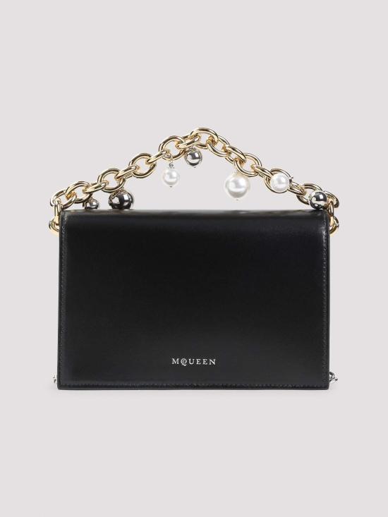 26SS 알렉산더 맥퀸 토트백 856329C8ZXX1000 Black - ALEXANDER MCQUEEN