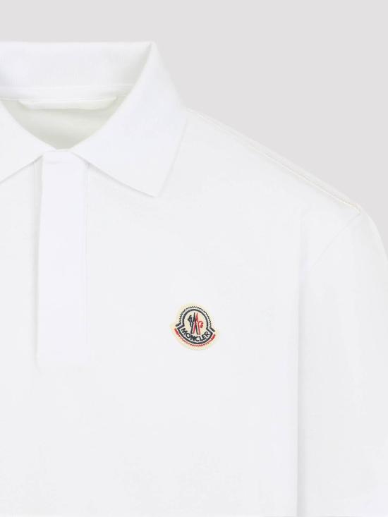26SS 몽클레어 폴로 티셔츠 L10918A0002489A1600A White - MONCLER