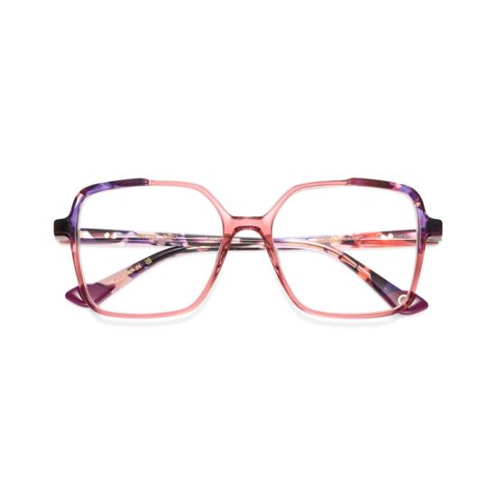  에트니아 바르셀로나 안경 브루나 기하학적 프레임 안경, 예술적인 다채로운 색상의 다리 장식