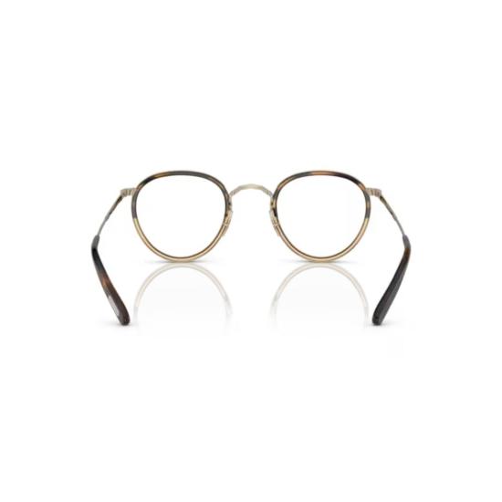  올리버피플스 안경 1104 비스타 원형 금속 프레임 안경 (호피 무늬 포인트) - OLIVER PEOPLES