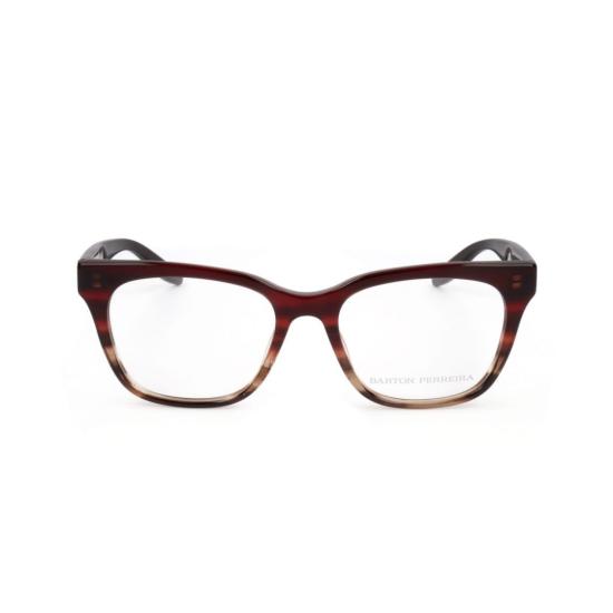  바본페레이라 안경 Bp5088 511Ws 메탈릭 액센트가 있는 그라데이션 스퀘어 프레임 안경