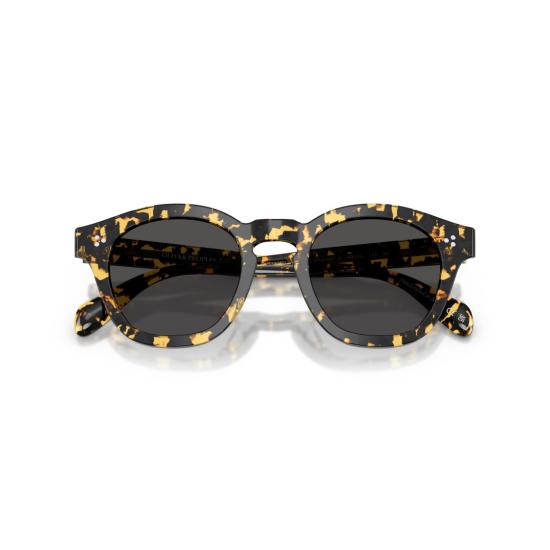 26SS 올리버피플스 선글라스 0Ov5382su 원형 호피무늬 아세테이트  (키홀 브릿지) - OLIVER PEOPLES
