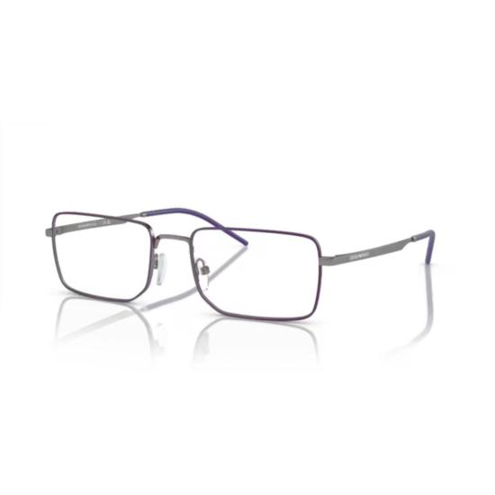 25FW 엠포리오 아르마니 안경 1153 비스타 직사각형 금속테 안경 (보라색 팁)