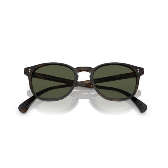 26SS 올리버피플스 선글라스 0Ov5298su 클래식 원형 호피무늬  (진한 녹색 렌즈) - OLIVER PEOPLES