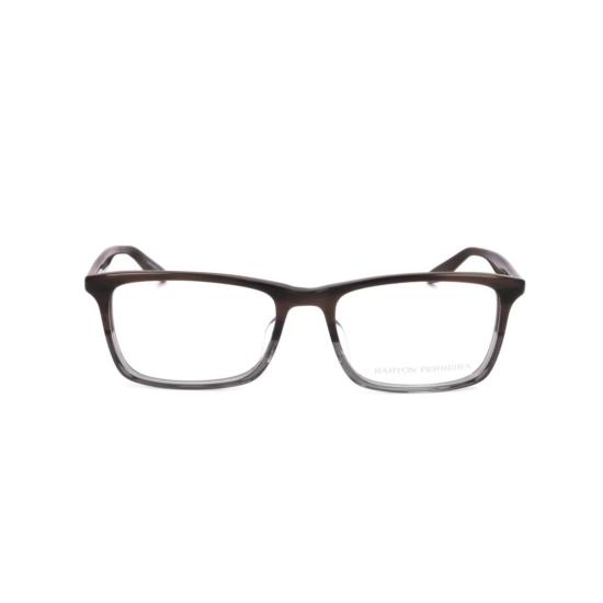  바본페레이라 안경 Bp5041 541Rd 곡선형 다리가 있는 직사각형 그라데이션 브라운 안경