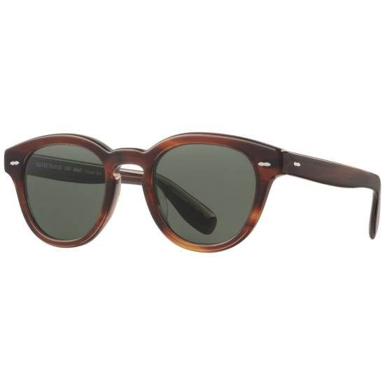 26SS 올리버피플스 선글라스 0Ov5413su 실버 액센트가 있는 원형 호피무늬 아세테이트 - OLIVER PEOPLES