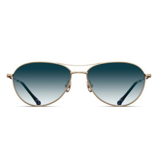  마츠다 선글라스 M3139.Sg 골드 마감 에비에이터  (그라데이션 블루 렌즈)