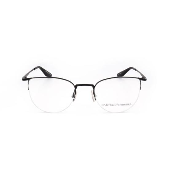  바본페레이라 안경 Bp5021 490DP 캣아이 블랙 메탈 프레임 안경 (조절 가능한 코받침 포함)