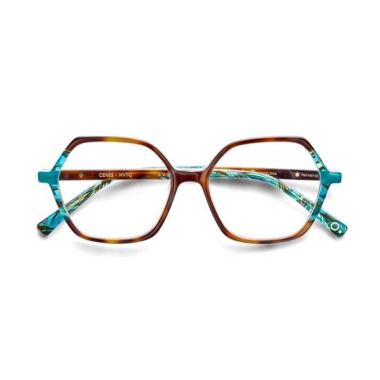  에트니아 바르셀로나 안경 컬러 블록 액센트가 돋보이는 세레스 기하학적 오버사이즈 안경