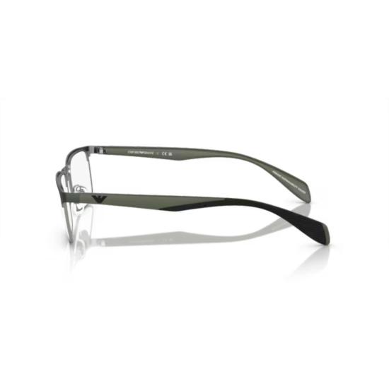 26SS 엠포리오 아르마니 안경 0Ea1149 직사각형 회색 안경 (무광 금속 프레임) - EMPORIO ARMANI