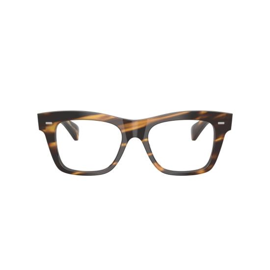 26SS 올리버피플스 안경 0Ov5542u 볼드한 직사각형 아세테이트  (호피 무늬 마감)
