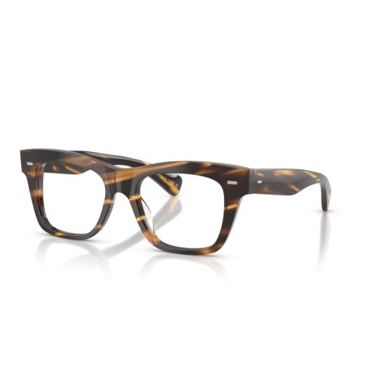 26SS 올리버피플스 안경 0Ov5542u 볼드한 직사각형 아세테이트  (호피 무늬 마감) - OLIVER PEOPLES